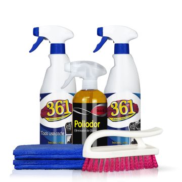 Kit de Limpeza de Estofos e Eliminação de Odores